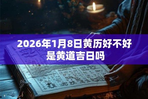 2026年1月8日黄历好不好 是黄道吉日吗