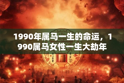 1990年属马一生的命运，1990属马女性一生大劫年