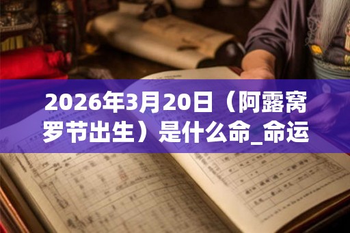 2026年3月20日(阿露窝罗节出生)是什么命_命运如何 2026年3月20日(阿露窝罗节出生)是什么命_命运如何