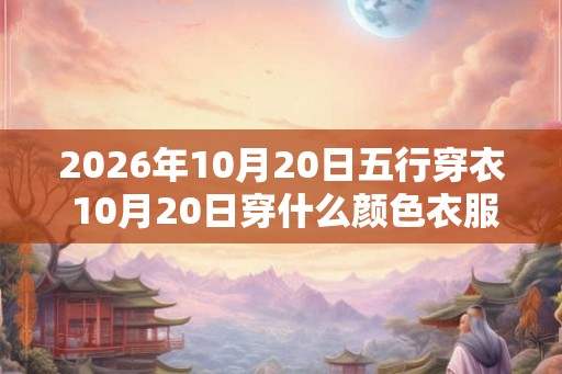 2026年10月20日五行穿衣 10月20日穿什么颜色衣服 2026年10月20日五行穿衣 10月20日穿什么颜色衣服
