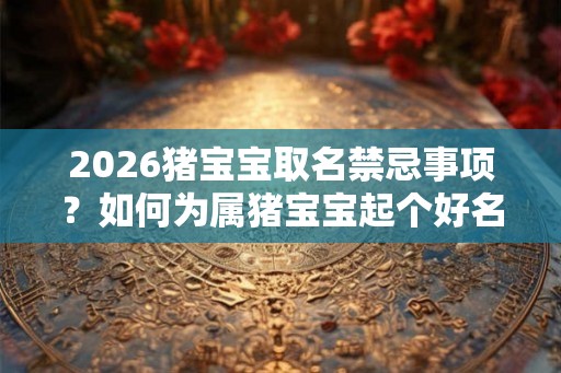 2026猪宝宝取名禁忌事项？如何为属猪宝宝起个好名字？