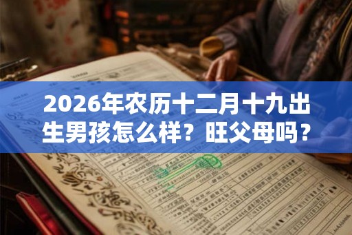 2026年农历十二月十九出生男孩怎么样？旺父母吗？