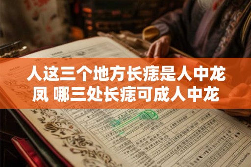 人这三个地方长痣是人中龙凤 哪三处长痣可成人中龙凤