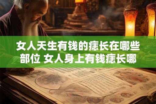 女人天生有钱的痣长在哪些部位 女人身上有钱痣长哪