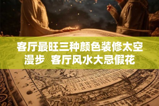 客厅最旺三种颜色装修太空漫步  客厅风水大忌假花