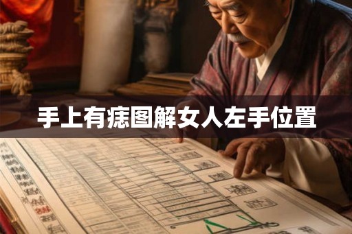 手上有痣图解女人左手位置