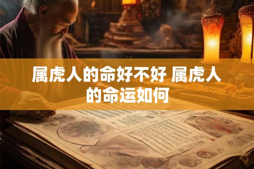属虎人的命好不好 属虎人的命运如何