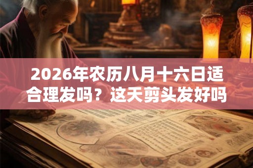 2026年农历八月十六日适合理发吗？这天剪头发好吗？