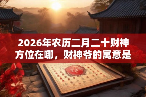 2026年农历二月二十财神方位在哪，财神爷的寓意是什么？