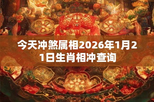 今天冲煞属相2026年1月21日生肖相冲查询