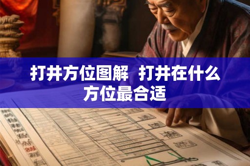 打井方位图解  打井在什么方位最合适