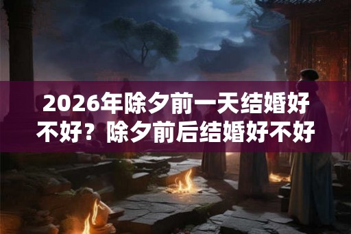 2026年除夕前一天结婚好不好？除夕前后结婚好不好？