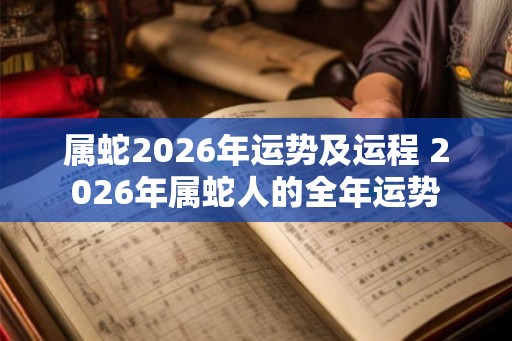 属蛇2026年运势及运程 2026年属蛇人的全年运势