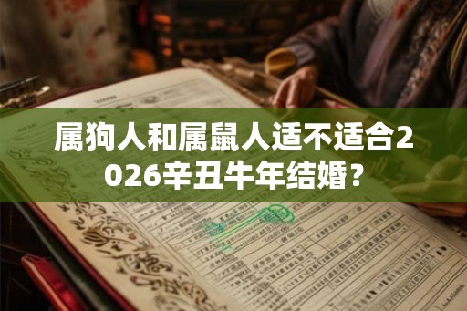 属狗人和属鼠人适不适合2026辛丑牛年结婚？