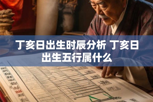 丁亥日出生时辰分析 丁亥日出生五行属什么