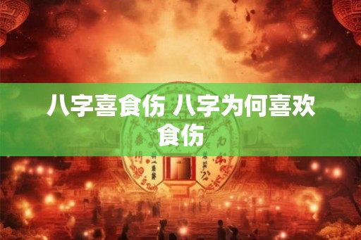 八字喜食伤 八字为何喜欢食伤