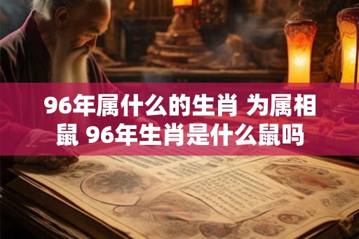 96年属什么的生肖 为属相鼠 96年生肖是什么鼠吗