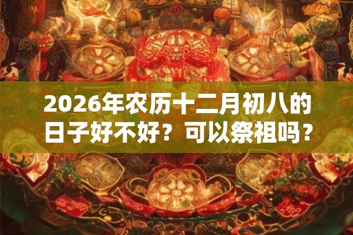 2026年农历十二月初八的日子好不好？可以祭祖吗？