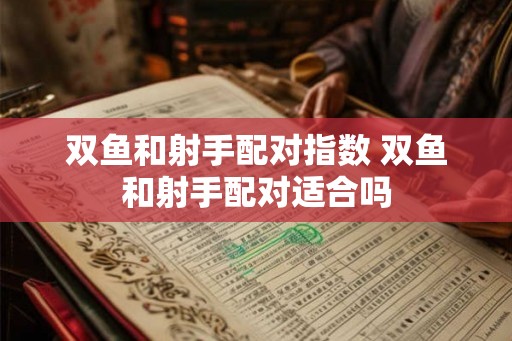 双鱼和射手配对指数 双鱼和射手配对适合吗