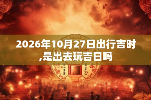 2026年10月27日出行吉时,是出去玩吉日吗
