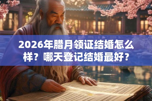 2026年腊月领证结婚怎么样？哪天登记结婚最好？