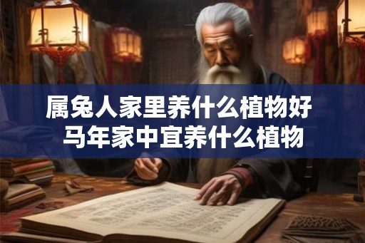 属兔人家里养什么植物好 马年家中宜养什么植物