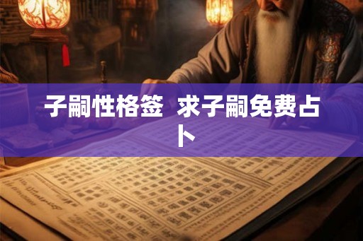 子嗣性格签  求子嗣免费占卜