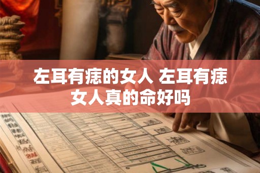 左耳有痣的女人 左耳有痣女人真的命好吗