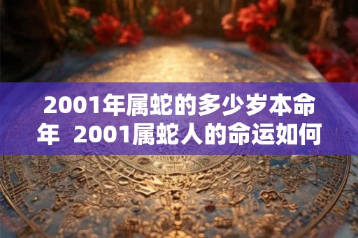2001年属蛇的多少岁本命年  2001属蛇人的命运如何