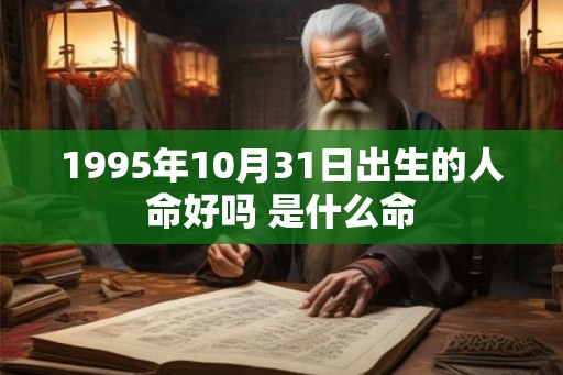 1995年10月31日出生的人命好吗 是什么命