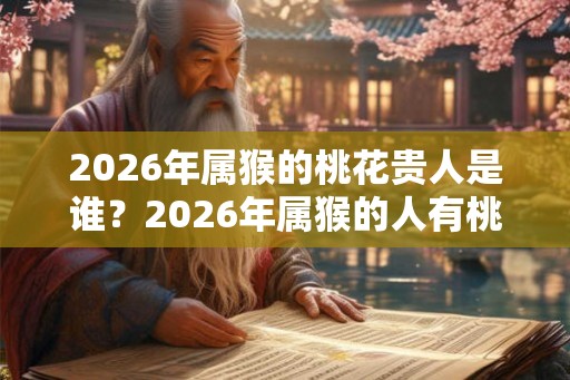 2026年属猴的桃花贵人是谁?2026年属猴的人有桃花运吗? 2026年属猴的桃花贵人是谁?2026年属猴的人有桃花运吗?