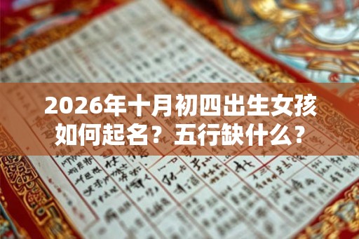 2026年十月初四出生女孩如何起名？五行缺什么？
