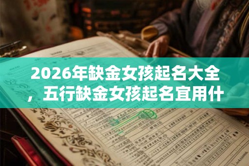 2026年缺金女孩起名大全，五行缺金女孩起名宜用什么字？