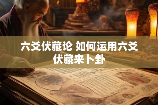 六爻伏藏论 如何运用六爻伏藏来卜卦