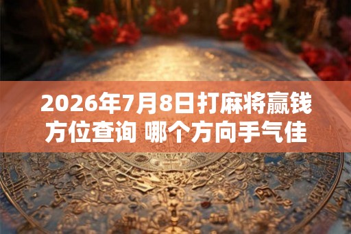 2026年7月8日打麻将赢钱方位查询 哪个方向手气佳