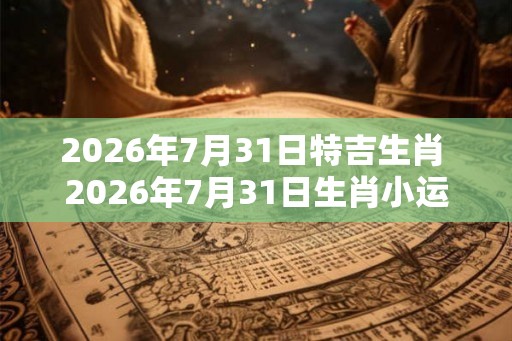2026年7月31日特吉生肖 2026年7月31日生肖小运播报