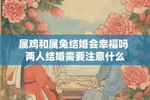 属鸡和属兔结婚会幸福吗 两人结婚需要注意什么 属鸡和属兔结婚会幸福吗 两人结婚需要注意什么