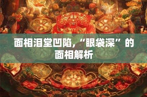 面相泪堂凹陷,“眼袋深”的面相解析 面相泪堂凹陷,“眼袋深”的面相解析