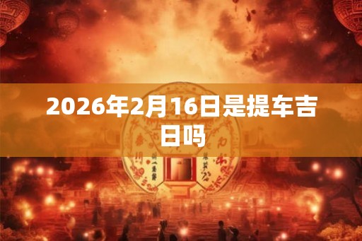 2026年2月16日是提车吉日吗