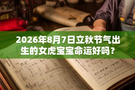 2026年8月7日立秋节气出生的女虎宝宝命运好吗？