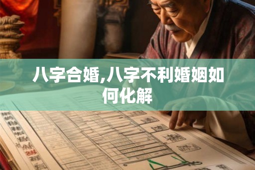 八字合婚,八字不利婚姻如何化解 八字合婚,八字不利婚姻如何化解