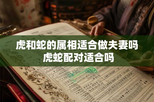 虎和蛇的属相适合做夫妻吗 虎蛇配对适合吗 虎和蛇的属相适合做夫妻吗 虎蛇配对适合吗