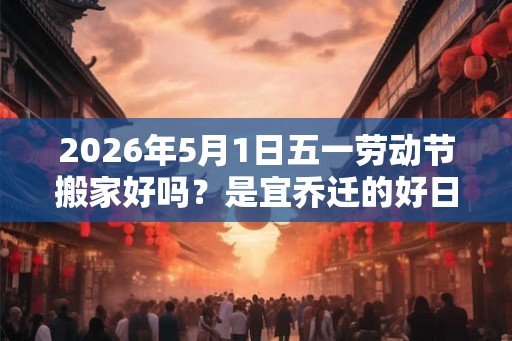 2026年5月1日五一劳动节搬家好吗？是宜乔迁的好日子吗？