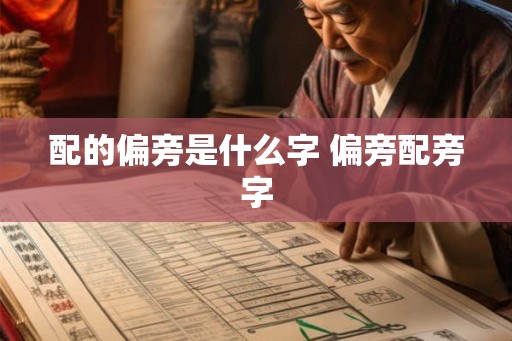 配的偏旁是什么字 偏旁配旁字