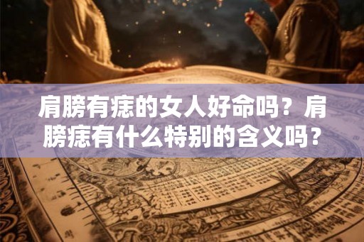 肩膀有痣的女人好命吗？肩膀痣有什么特别的含义吗？