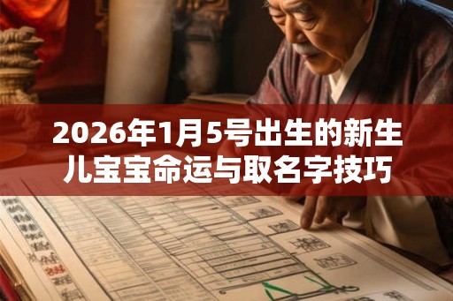 2026年1月5号出生的新生儿宝宝命运与取名字技巧