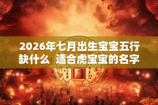 2026年七月出生宝宝五行缺什么  适合虎宝宝的名字