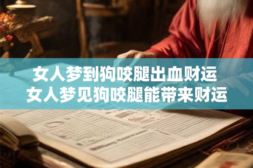 女人梦到狗咬腿出血财运 女人梦见狗咬腿能带来财运吗