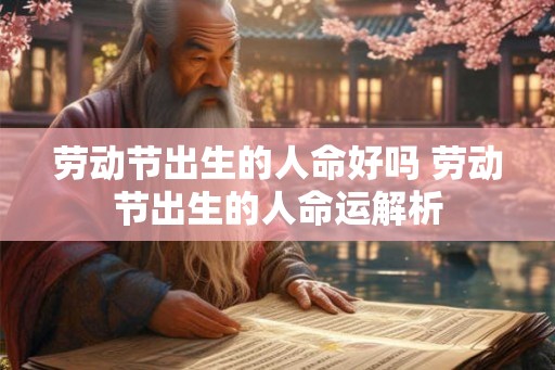 劳动节出生的人命好吗 劳动节出生的人命运解析
