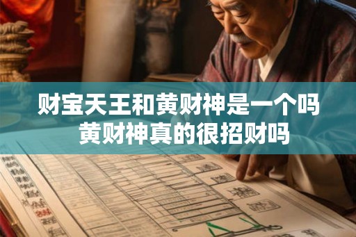 财宝天王和黄财神是一个吗  黄财神真的很招财吗
